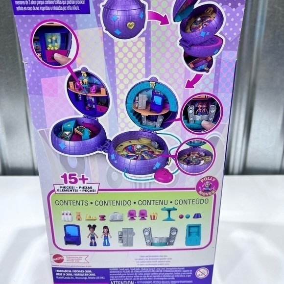 Polly Pocket Compact Double Play Skating NIB NEW - Picture 6 of 6